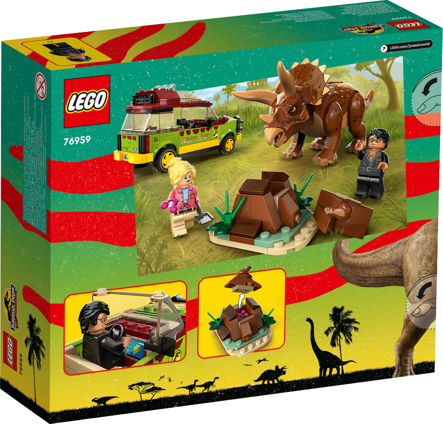 LEGO JURASSIC WORLD Badanie triceratopsa 76959