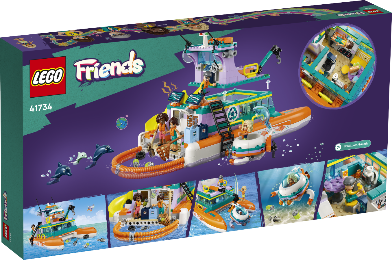 LEGO FRIENDS Morska łódź ratunkowa 41734