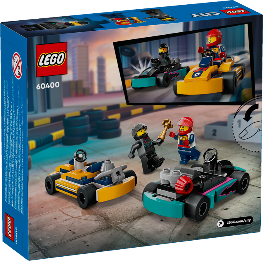 LEGO CITY Gokarty i kierowcy wyścigowi 60400