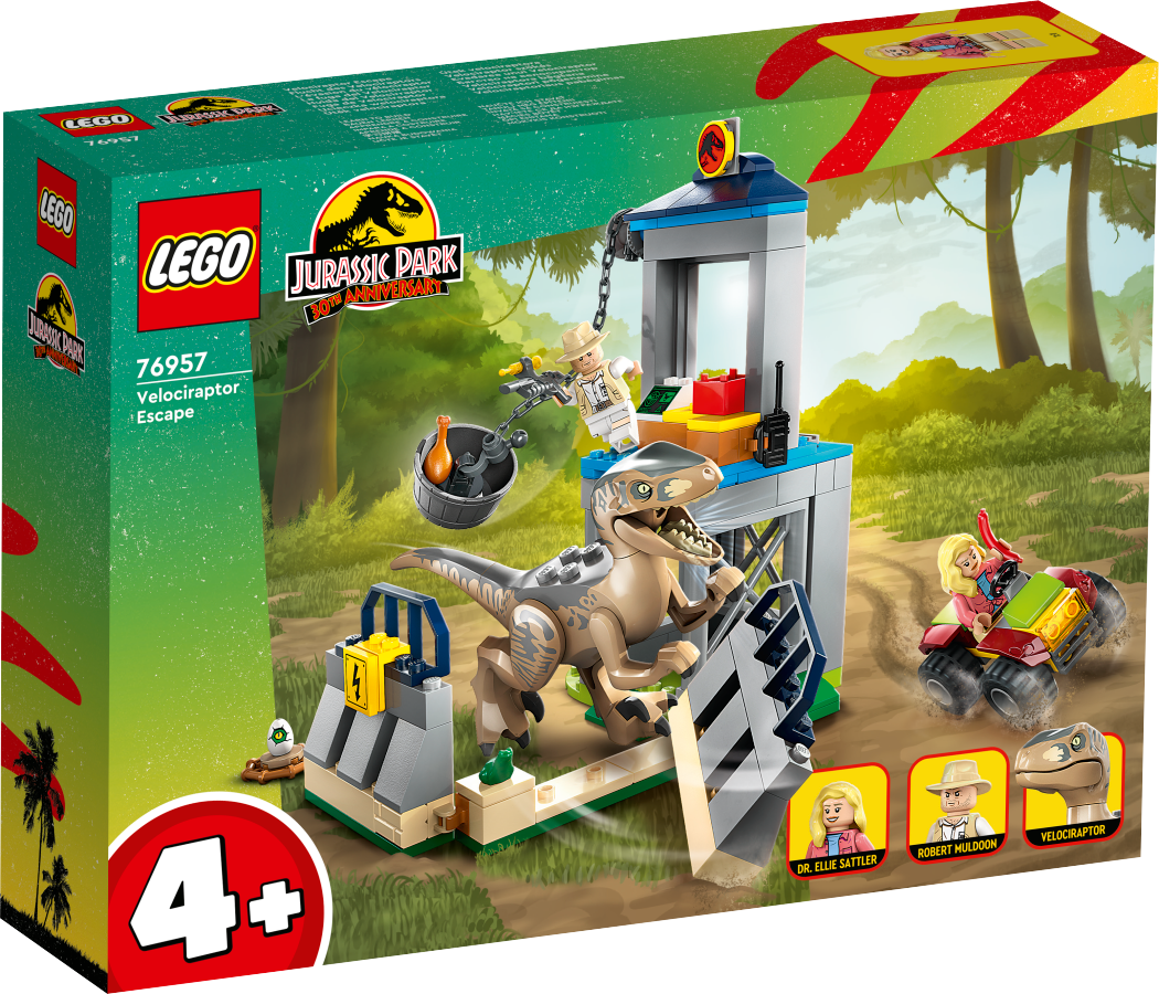 LEGO JURASSIC WORLD Ucieczka welociraptora 76957