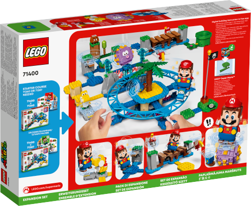 LEGO SUPER MARIO Zestaw rozszerzający Duży jeżowiec i zabawa na plaży 71400