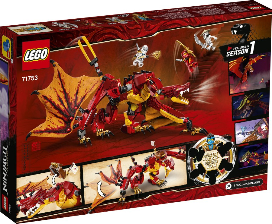 LEGO NINJAGO  Atak smoka ognia 71753