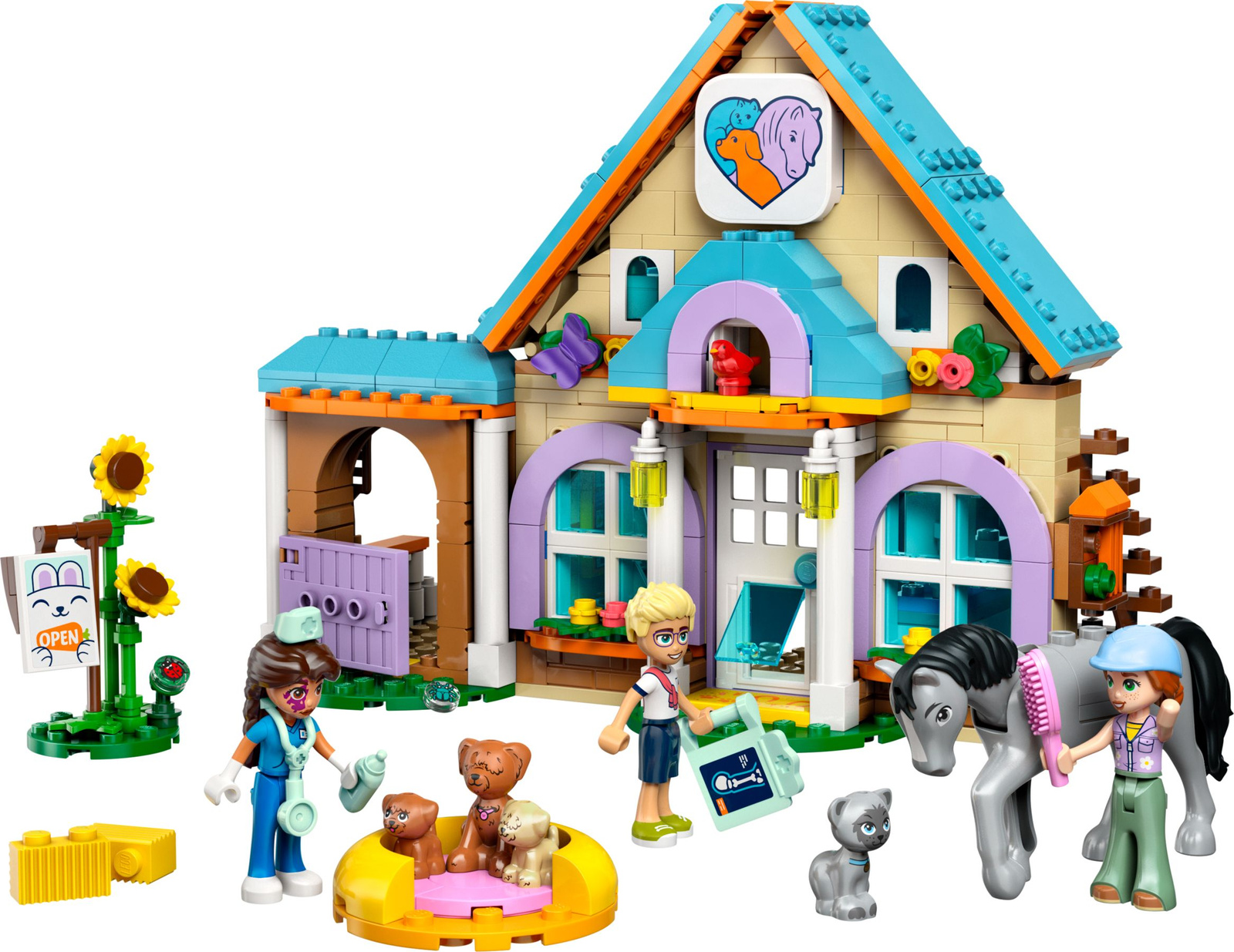 Lego Friends 42651 Koń i lecznica dla zwierząt