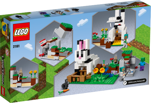 LEGO MINECRAFT Królicz farma  21181