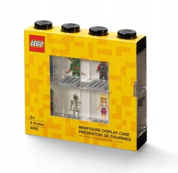 Gablotka na 8 Minifigurek Lego (czarna)