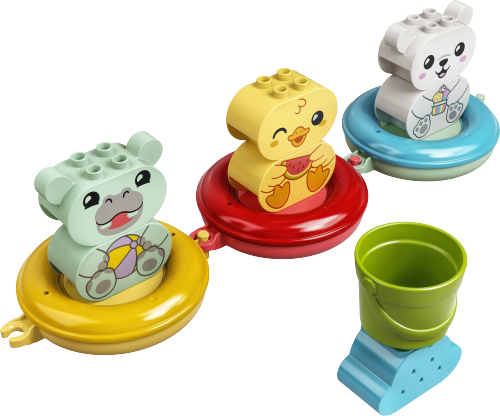LEGO DUPLO Zabawa w kąpieli: pływający pociąg ze zwierzątkami 10965