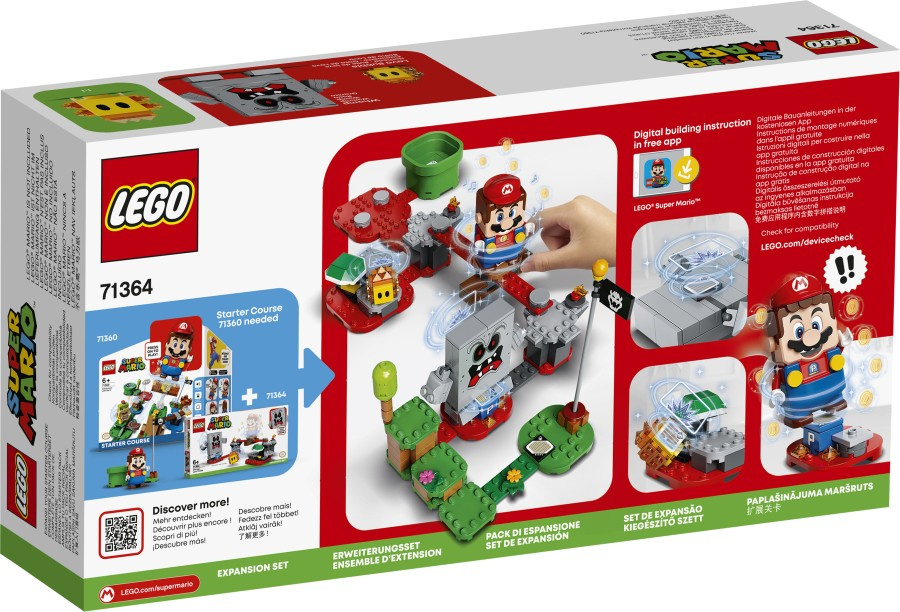LEGO SUPER MARIO  Tarapaty w forcie Whompa - zestaw rozszerzający 71364