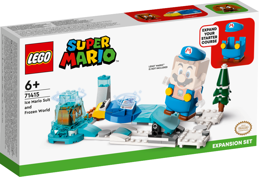 LEGO SUPER MARIO Mario – lodowy strój i kraina lodu – zestaw rozszerzający 71415