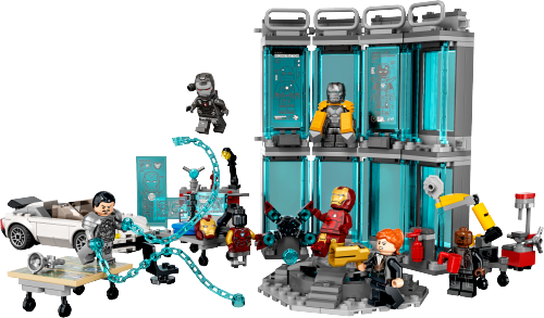 LEGO SUPER HEROES Zbrojownia Iron Mana 76216