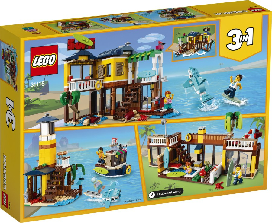 LEGO CREATOR  Domek surferów na plaży 31118