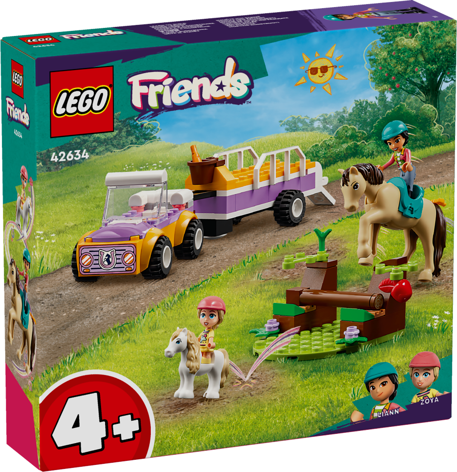 LEGO FRIENDS Przyczepka dla konia i kucyka 42634