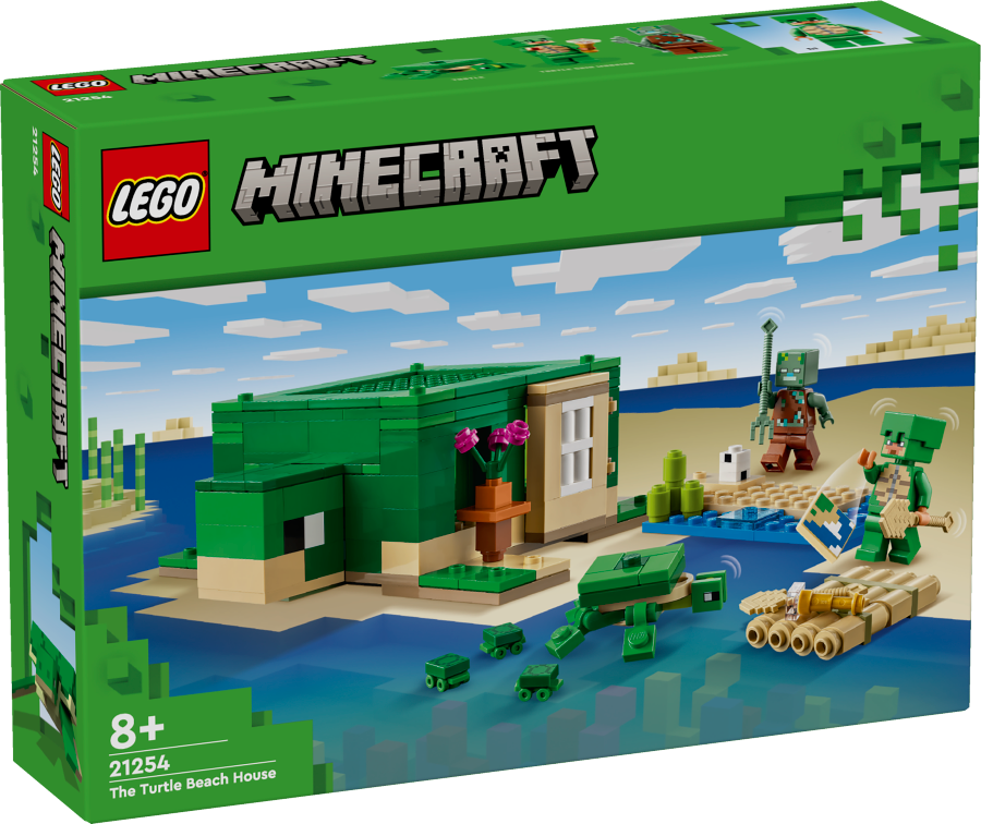 LEGO MINECRAFT Domek na plaży żółwi 21254
