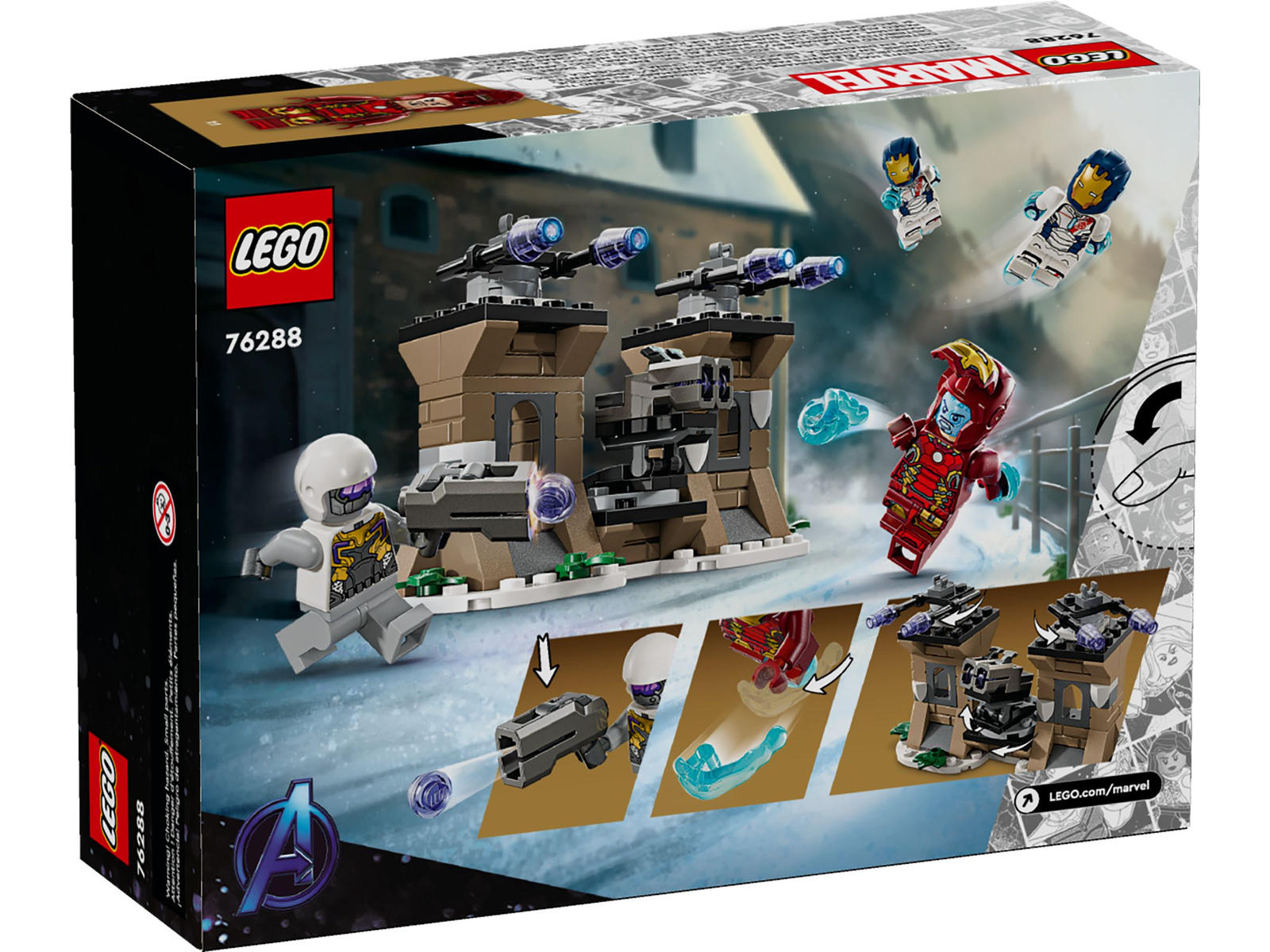 Lego Super Heroes 76288 Iron Man i Iron Legion kontra żołnierz Hydry
