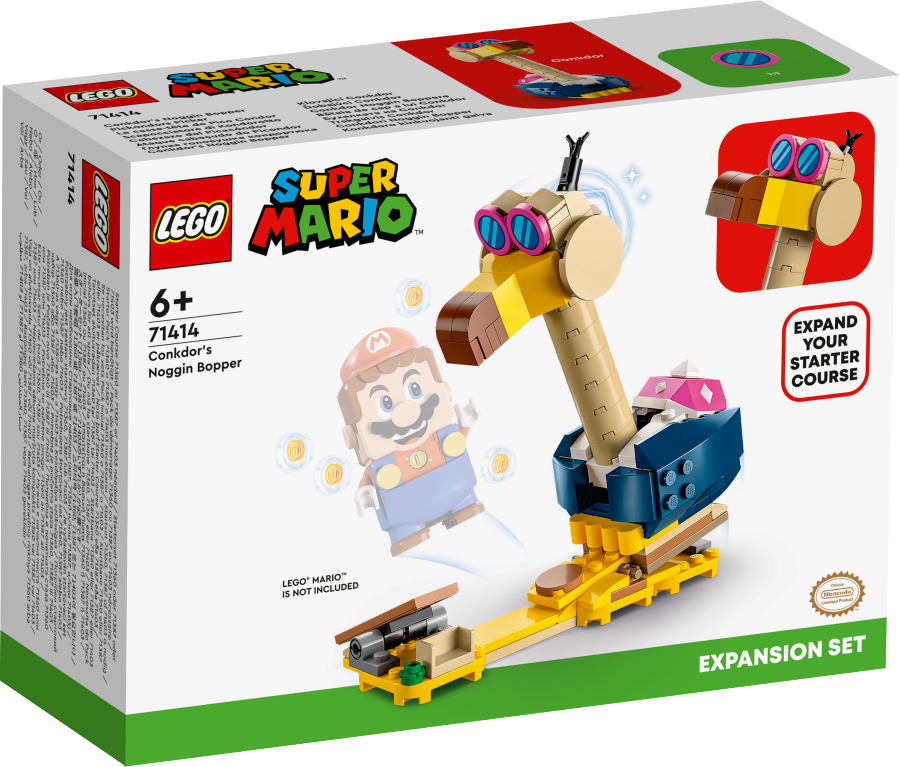 LEGO SUPER MARIO Conkdor's Noggin Bopper — zestaw rozszerzający 71414