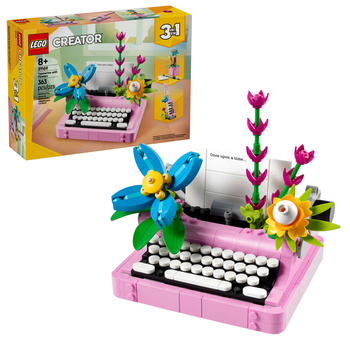 Lego Creator 31169 Maszyna do pisania z kwiatami