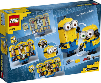 LEGO MINIONS  Minionki z klocków i ich gniazdo 75551
