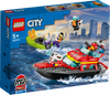 LEGO CITY Łódź strażacka 60373
