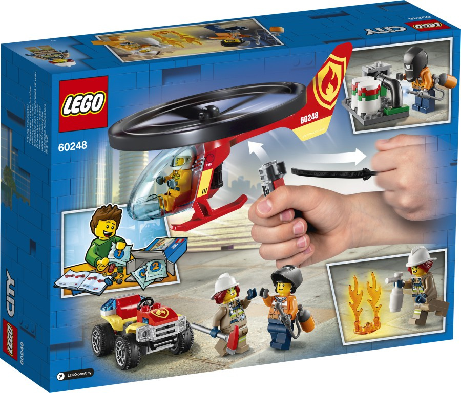 LEGO CITY Helikopter strażacki leci na ratunek   60248