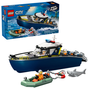 Lego City 60456 Pościg łodzią policyjną