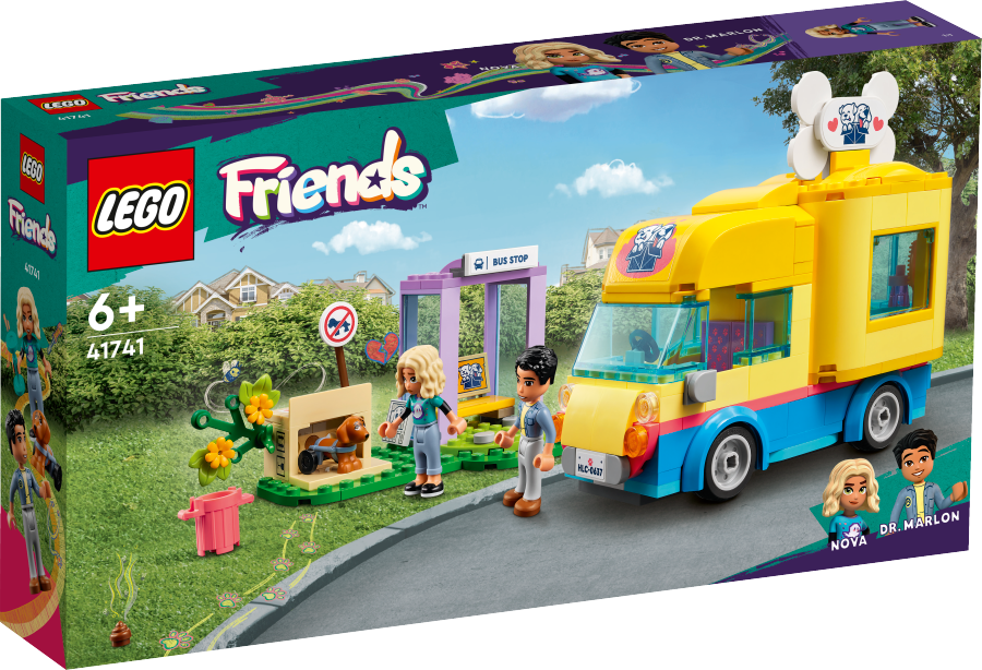 LEGO FRIENDS Furgonetka ratunkowa dla psów 41741