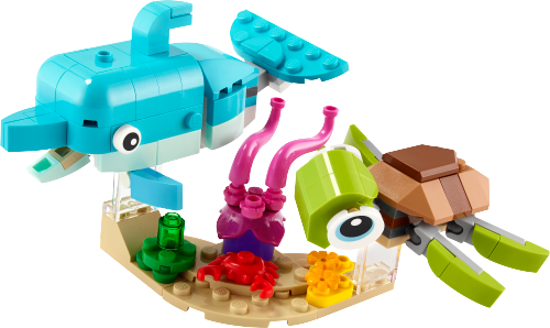 LEGO CREATOR Delfin i żółw 31128