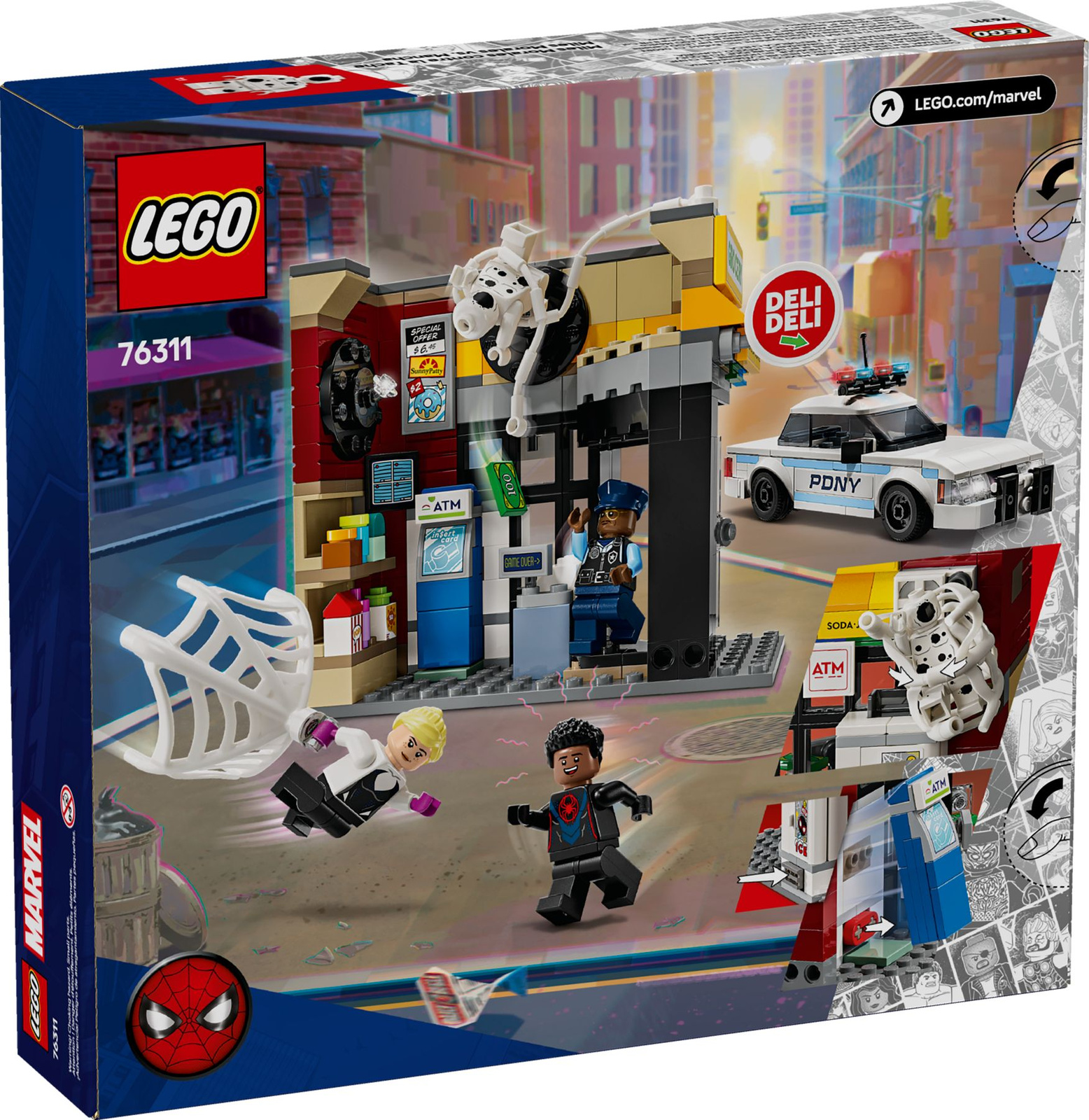 Lego Super Heroes  76311 Multiwersum Miles Morales kontra Spot