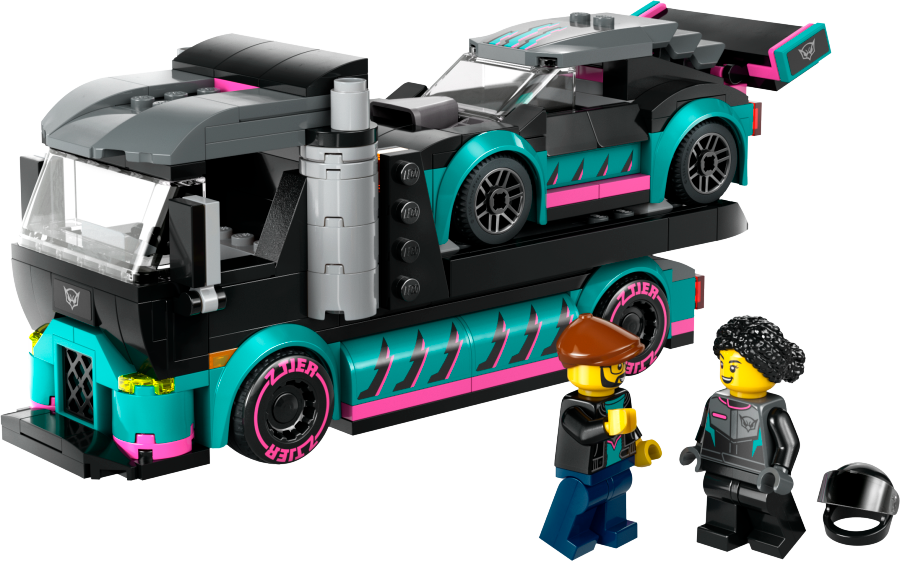 LEGO CITY Samochód wyścigowy i laweta 60406