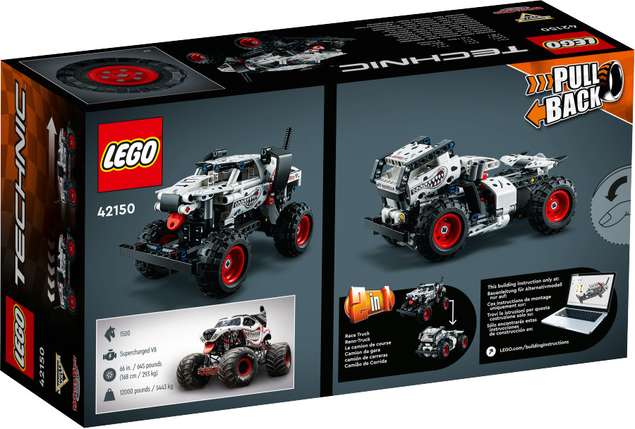 LEGO TECHNIC Monster Jam Monster Mutt Dalmatian 42150