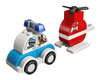 LEGO DUPLO Helikopter strażacki i radiowóz 10957