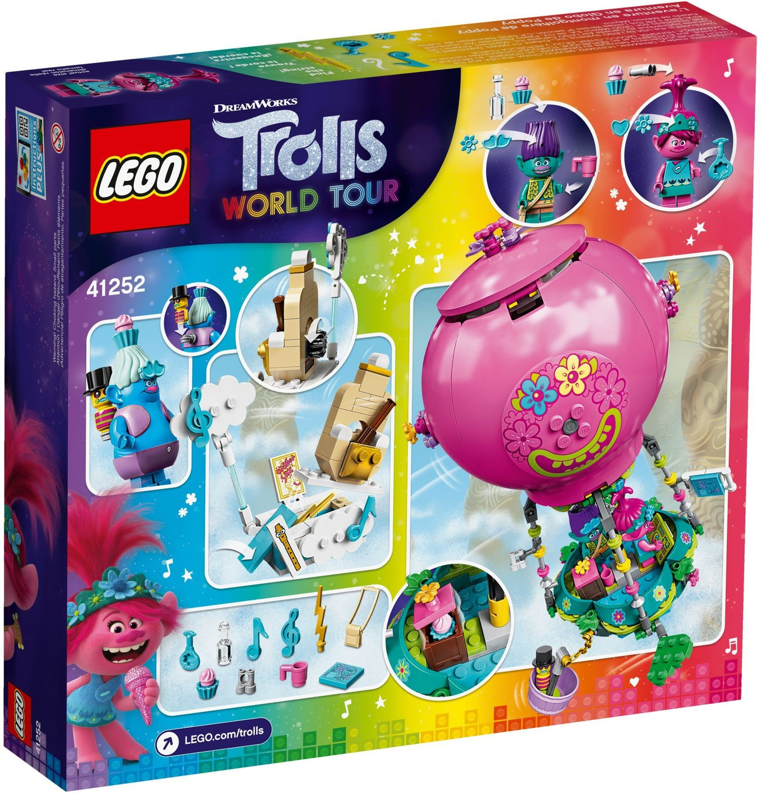 LEGO TROLLS  Przygoda Poppy w balonie 41252