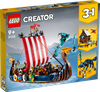 LEGO CREATOR Statek wikingów i wąż z Midgardu 31132