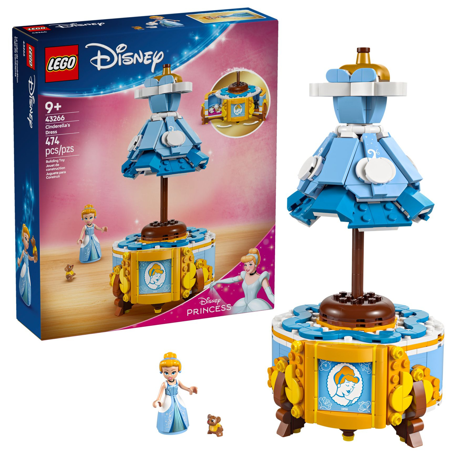 Lego Disney 43266 Suknia Kopciuszka