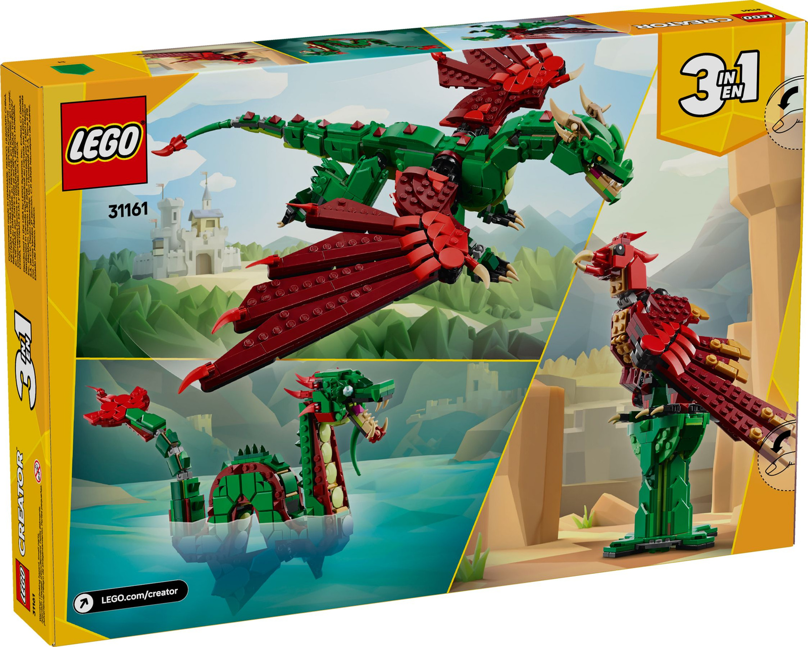 Lego Creator 31161 Średniowieczny smok