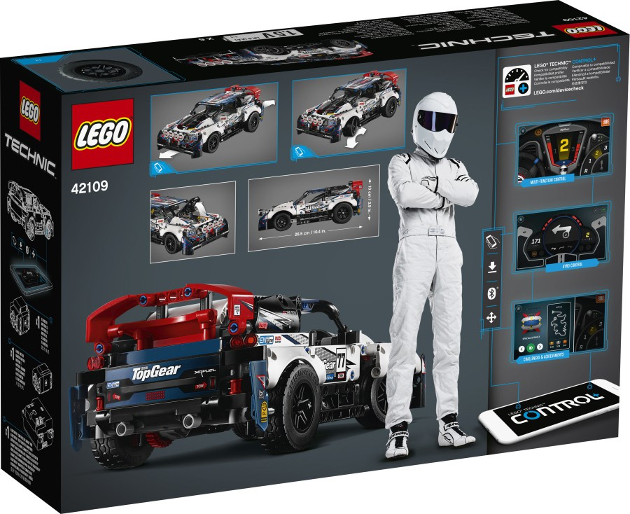 LEGO TECHNIC Auto wyścigowe Top Gear sterowane przez aplikację  42109