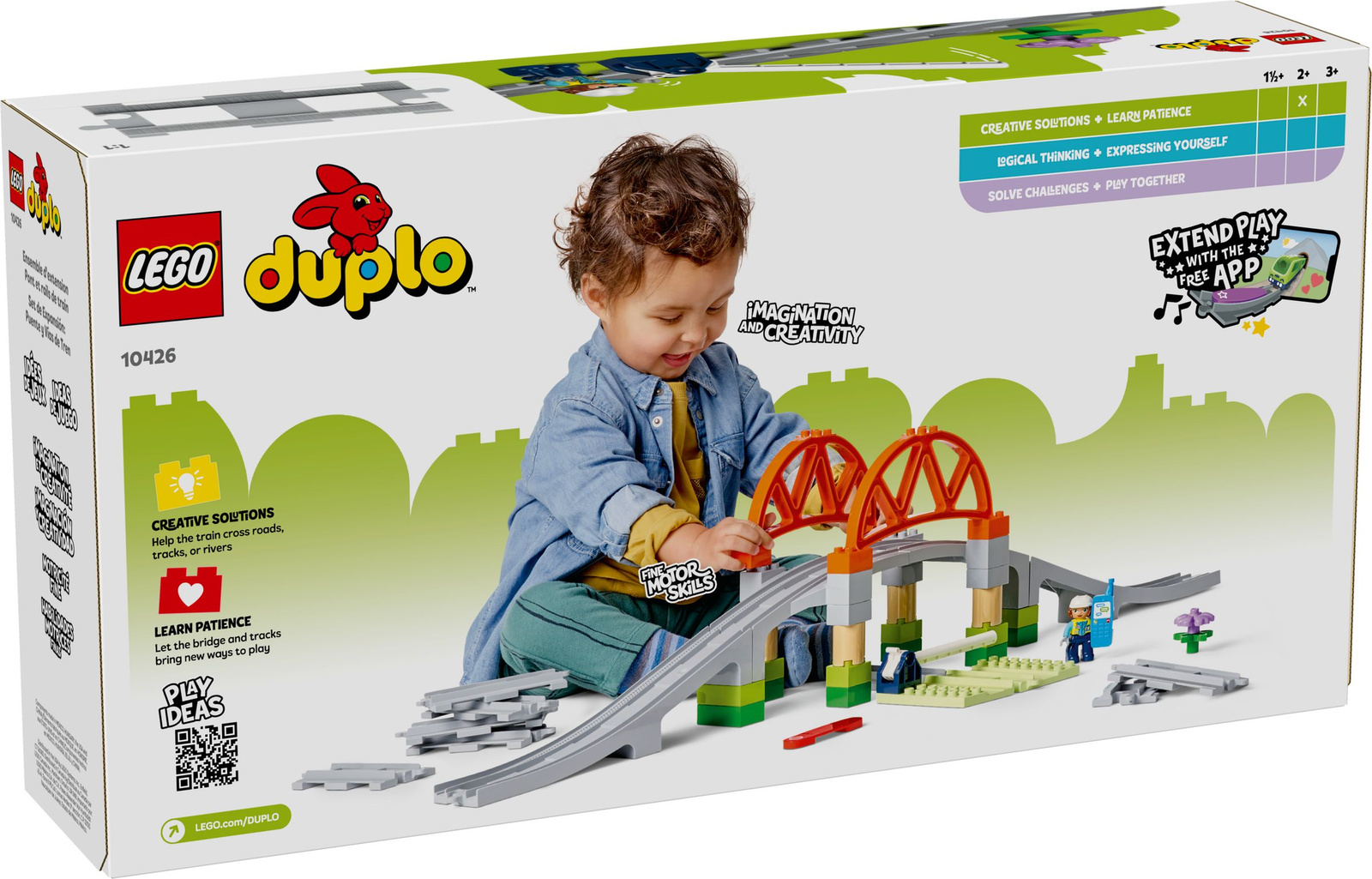 Lego Duplo 10426  Most i tory kolejowe - zestaw rozszerzający