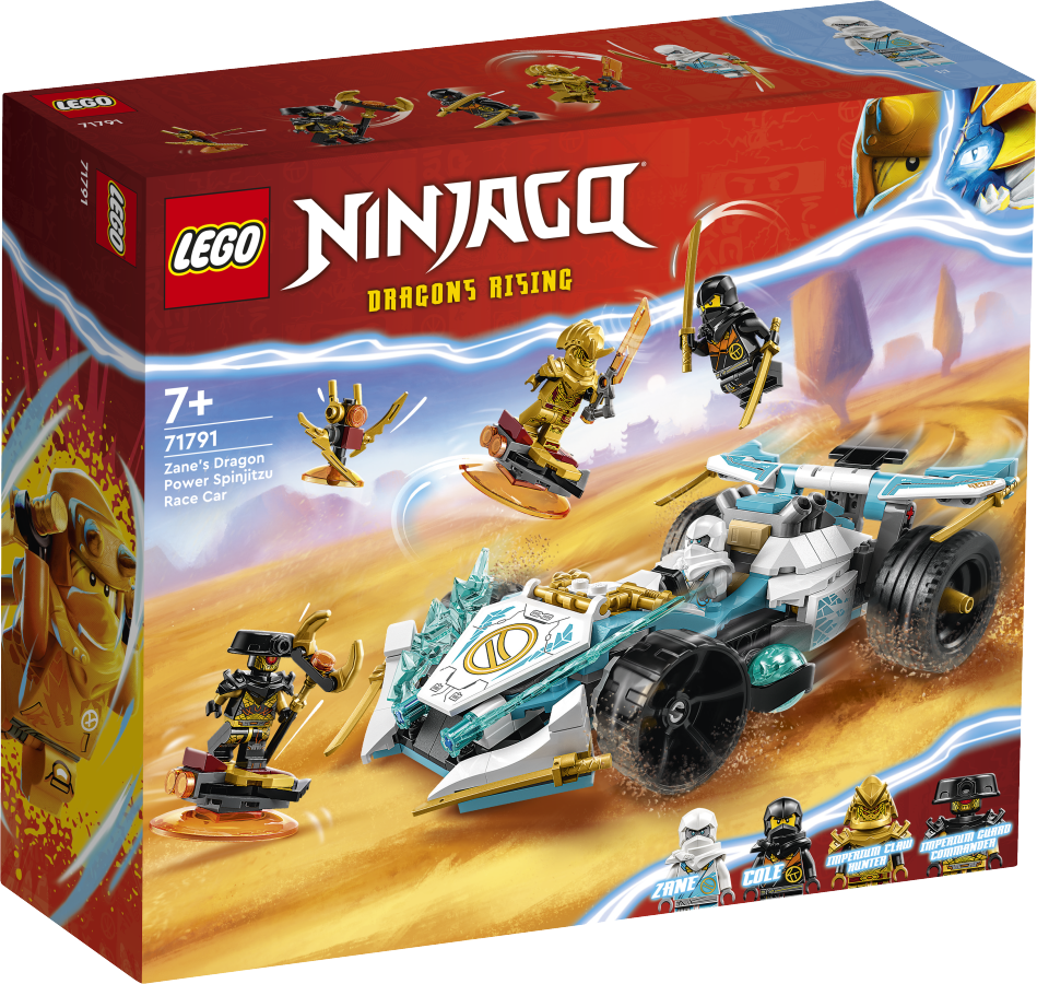 lego ninjago Smocza moc Zane’a — wyścigówka spinjitzu 71791