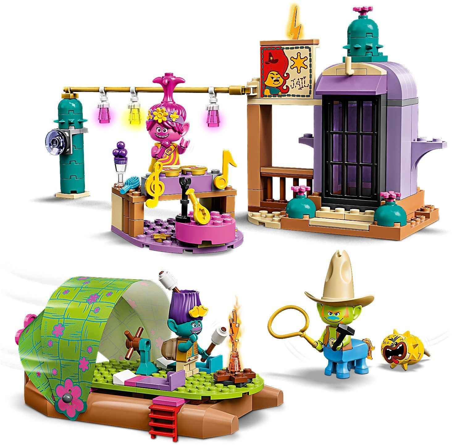 LEGO TROLLS  Pustkowie i przygoda na tratwie 41253