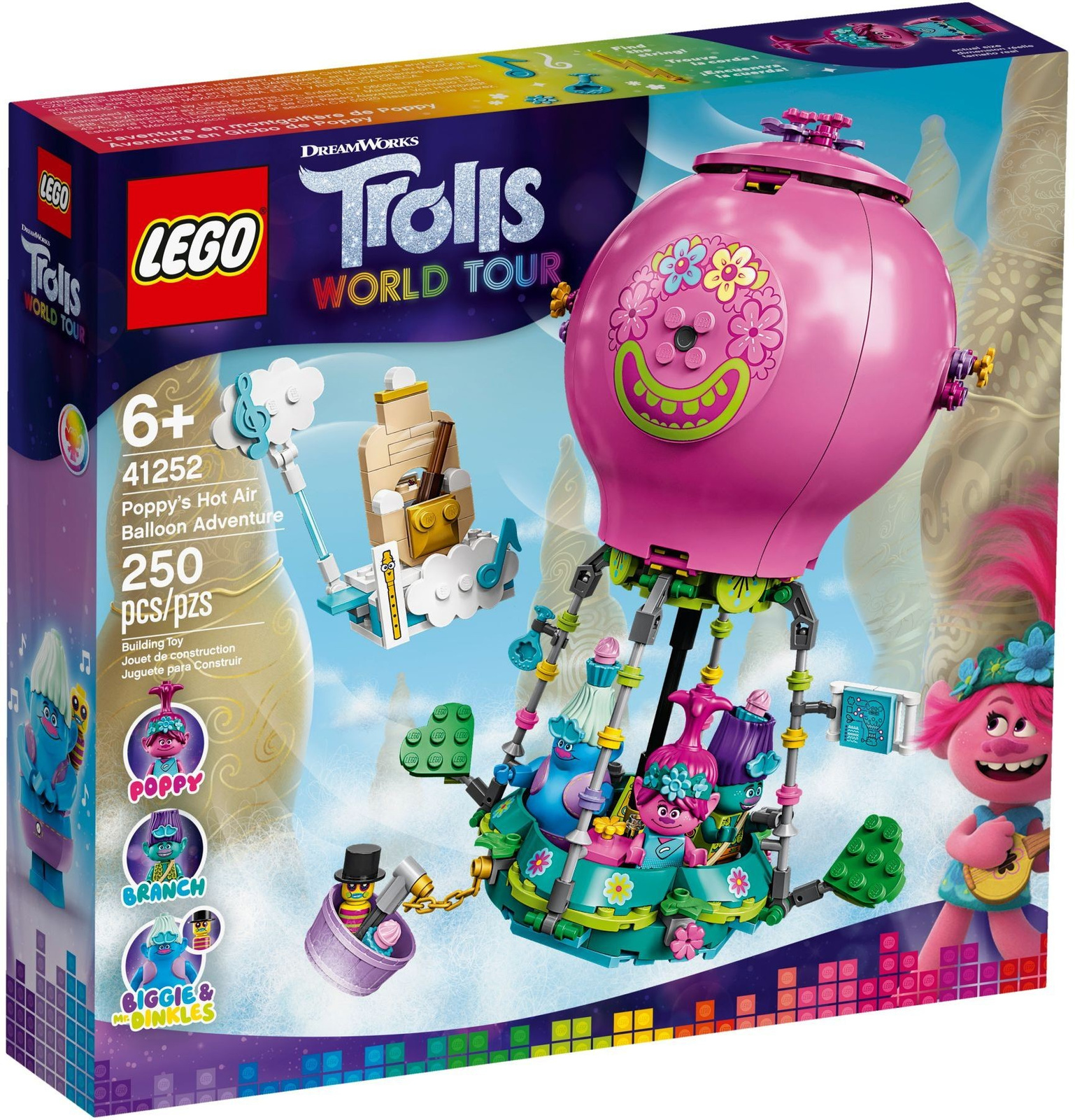 LEGO TROLLS  Przygoda Poppy w balonie 41252