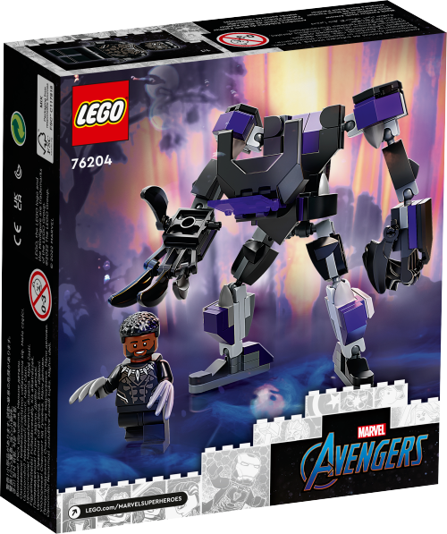 LEGO SUPER HEROES Mechaniczna zbroja Czarnej Pantery 76204