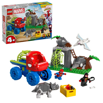 Lego Super Heroes 11199 Misja ratunkowa zespołu Spidey'ego w dinoterenówce