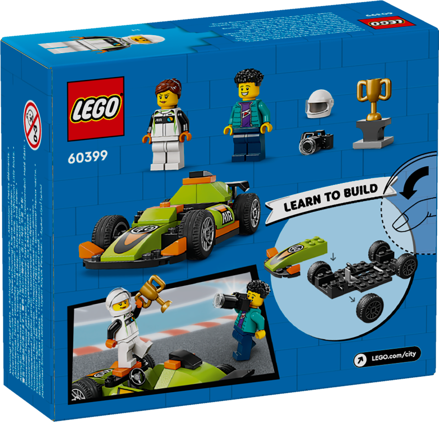 LEGO CITY Zielony samochód wyścigowy 60399