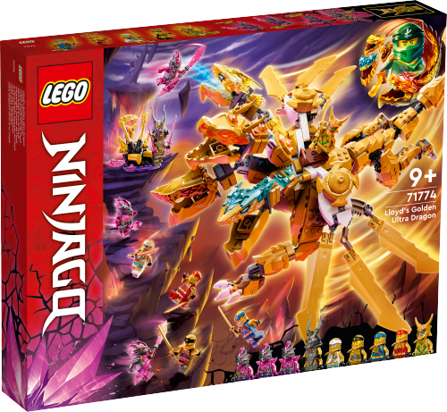 LEGO NINJAGO Złoty Ultra Smok Lloyda 71774