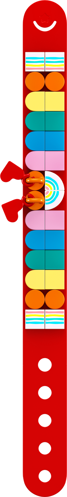 LEGO DOTS Tęczowa bransoletka z zawieszkami 41953