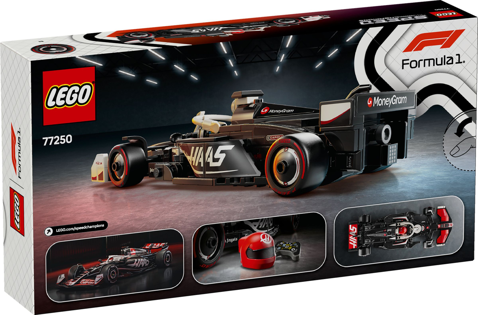 Lego Speed Champions 77250 Bolid F1 MoneyGram Haas Team VF-24