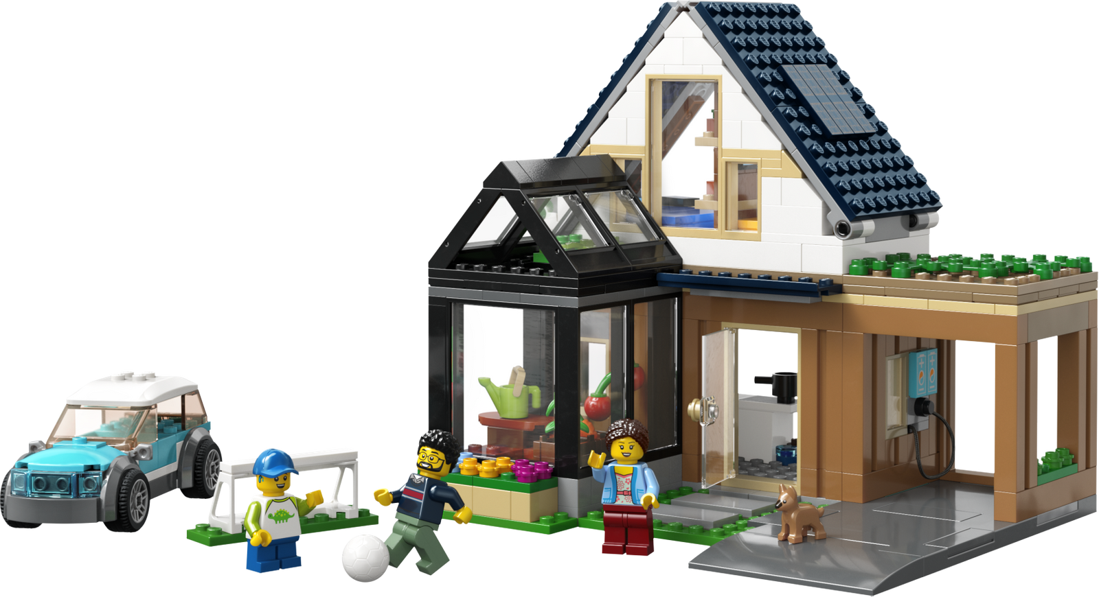 LEGO CITY Domek rodzinny i samochód elektryczny 60398