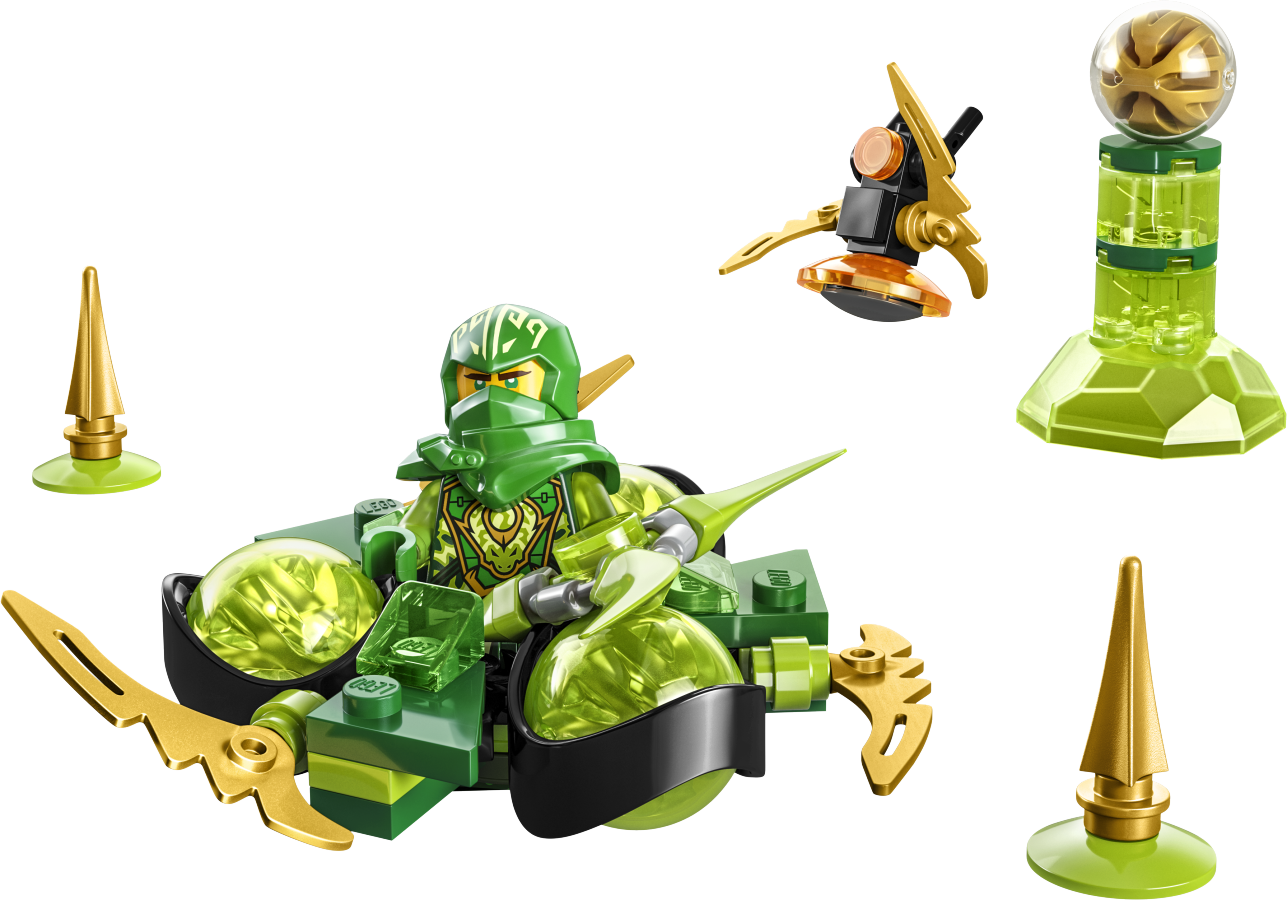 lego ninjago Smocza moc Lloyda — obrót spinjitzu 71779