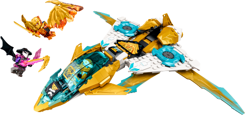 LEGO NINJAGO Złoty smoczy odrzutowiec Zane’a 71770