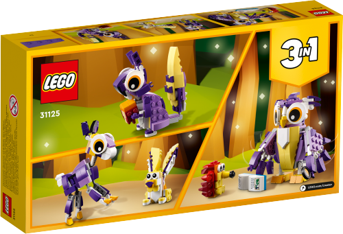 LEGO CREATOR  Fantastyczne leśne stworzenia 31125