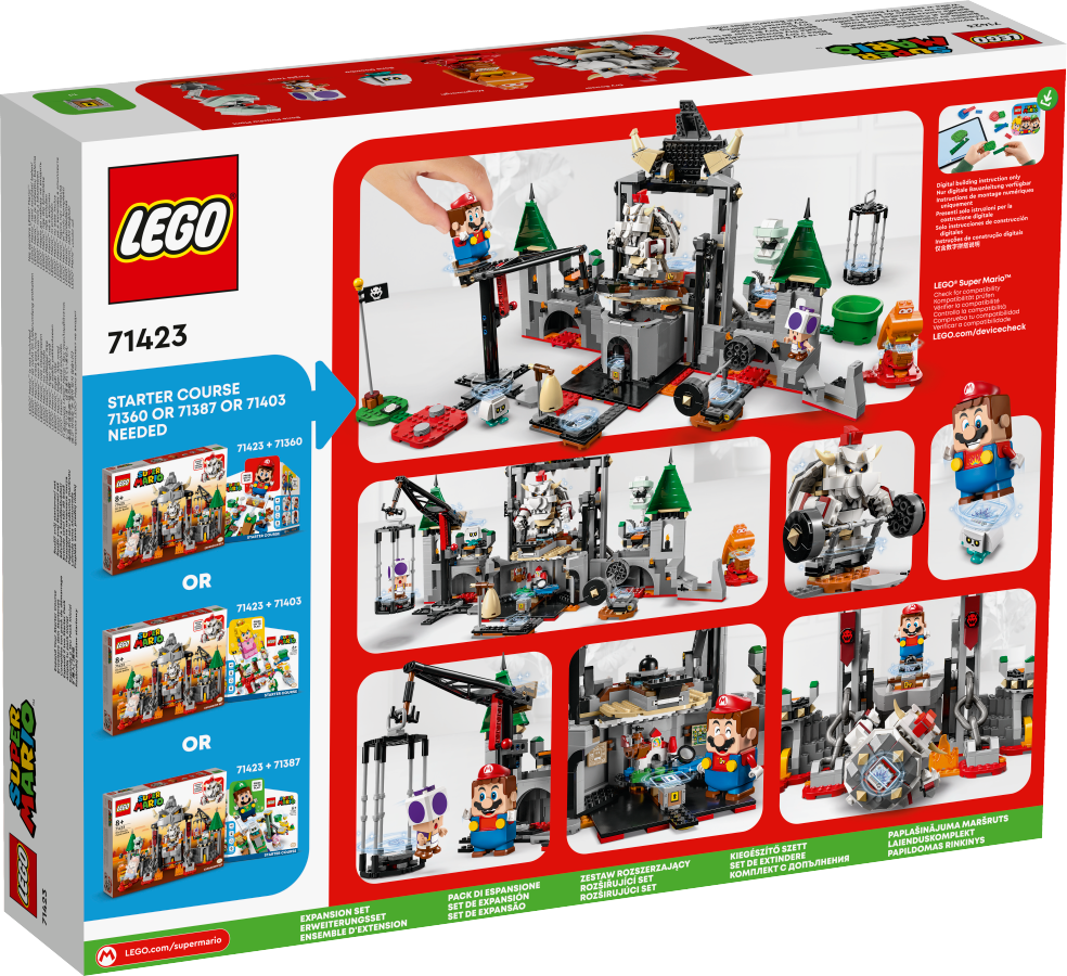 LEGO MARIO Walka w zamku Dry Bowsera — zestaw rozszerzający 71423