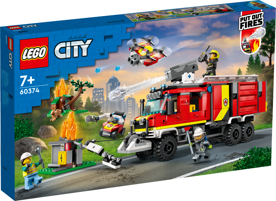 LEGO CITY Terenowy pojazd straży pożarnej 60374
